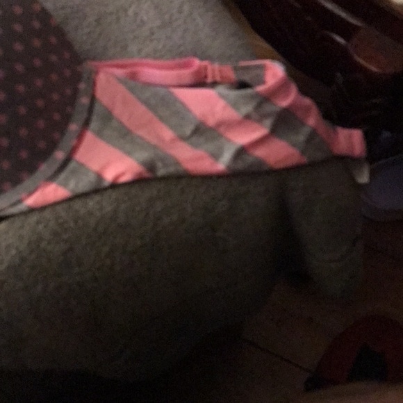 Grey and pink polka dot Victoria Secret Push Up Bra - Picture 2 of 5